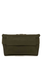 Burberry Men Army Green Canvas Trench Belt Bag