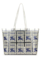 Burberry Men Embroidered Pvc Shopping Bag