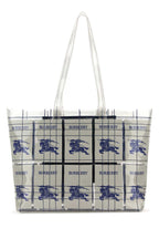 Burberry Men Embroidered Pvc Shopping Bag