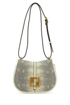 Fendi Woman White Leather Mini C Mon Crossbody Bag