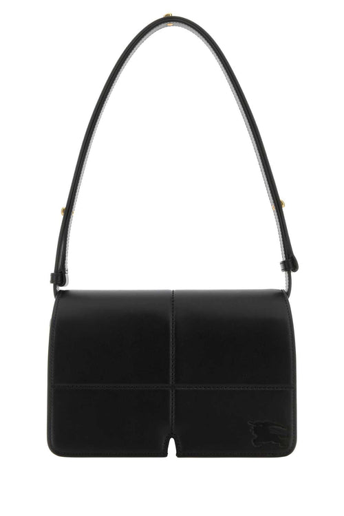 Burberry Women Black Leather Snip Shoulder Bag