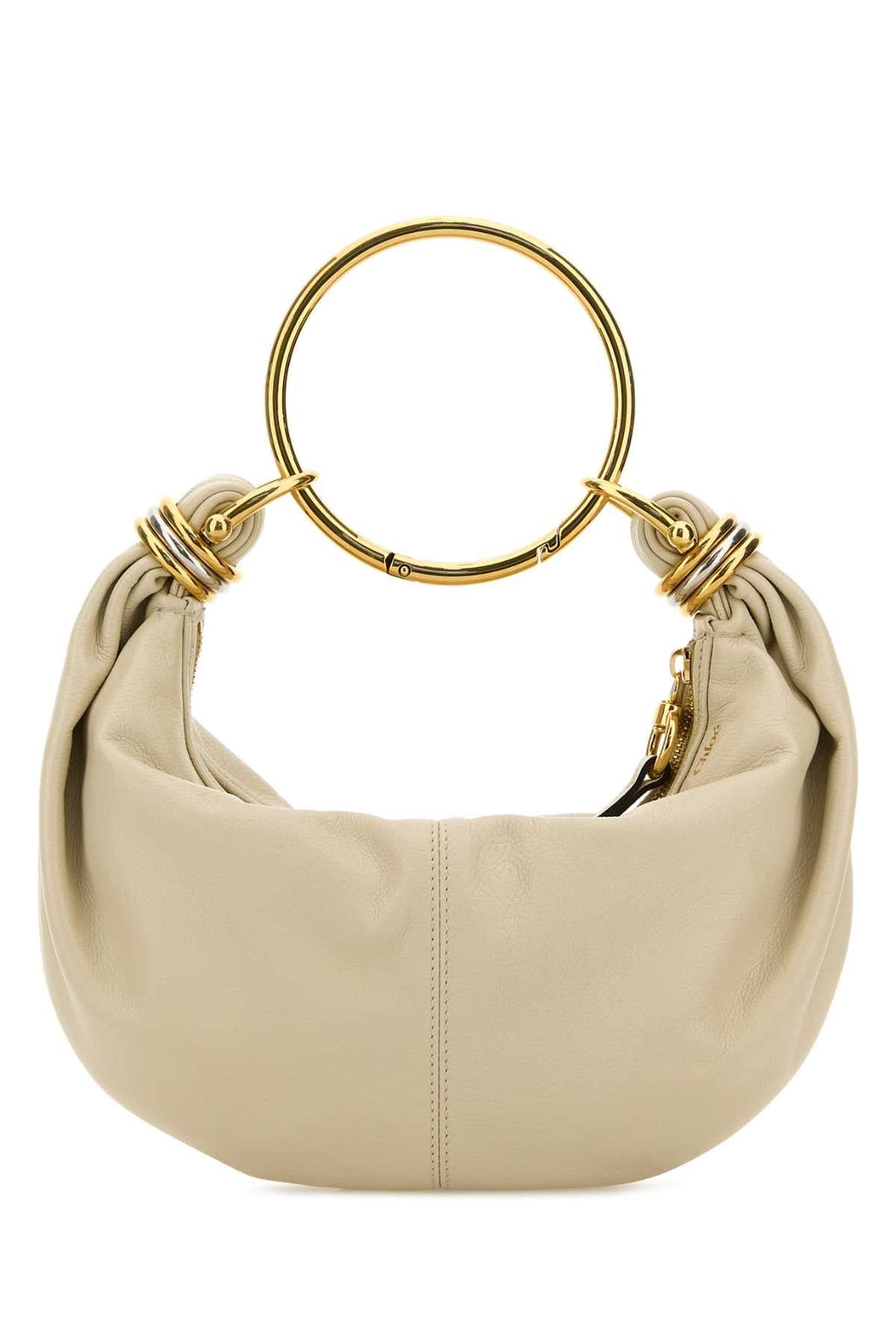 Chloe Women Ivory Leather Bracelet Handbag