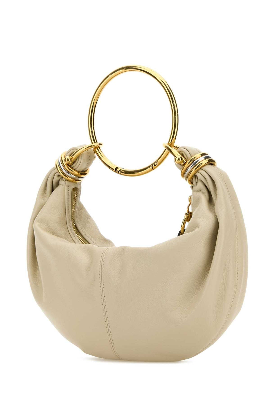 Chloe Women Ivory Leather Bracelet Handbag