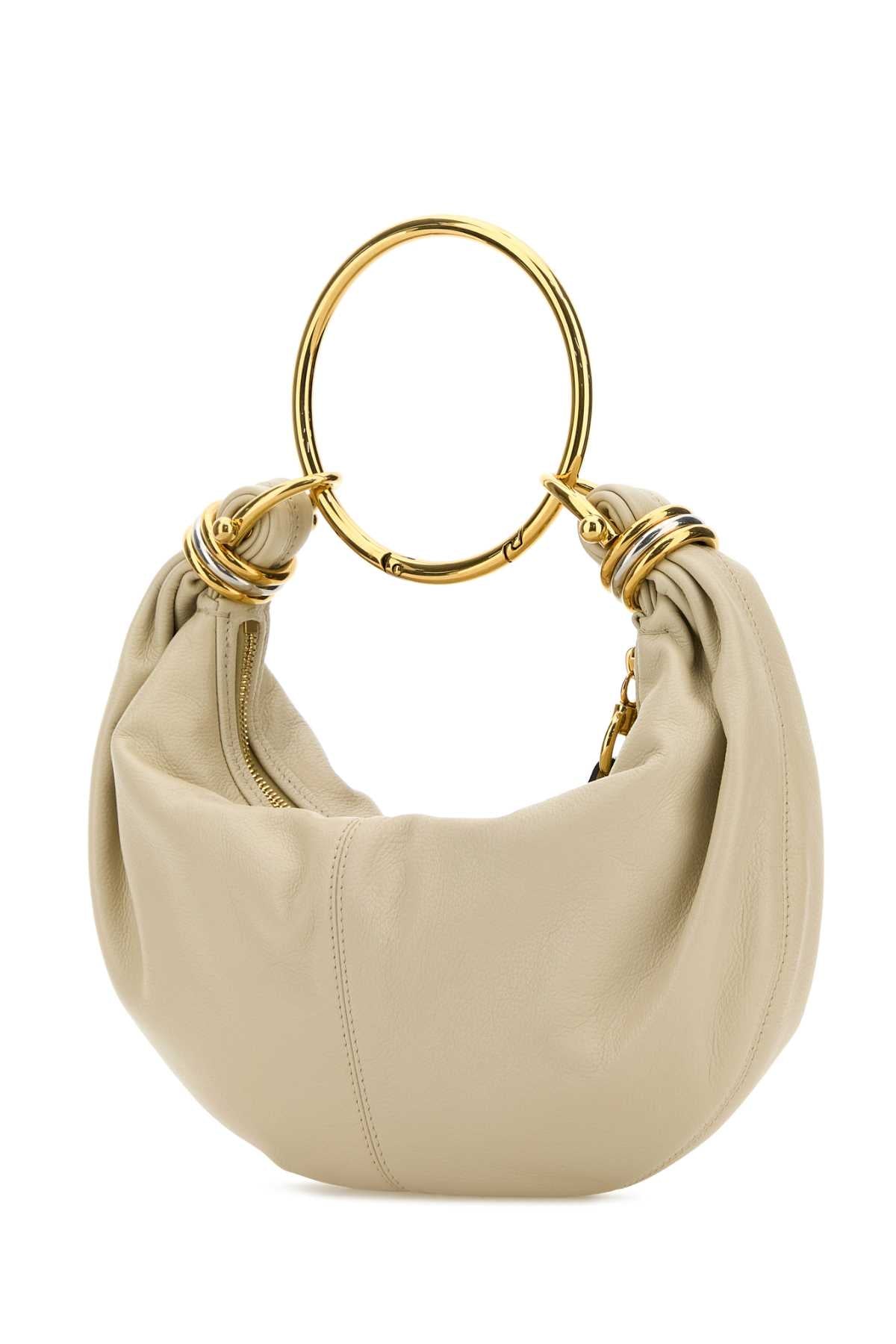 Chloe Women Ivory Leather Bracelet Handbag