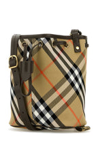 Burberry Women Embroidered Canvas Bucket Bag