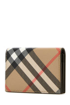 Burberry Men Printed E-Canvas Card Holder