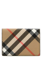 Burberry Men Printed E-Canvas Card Holder