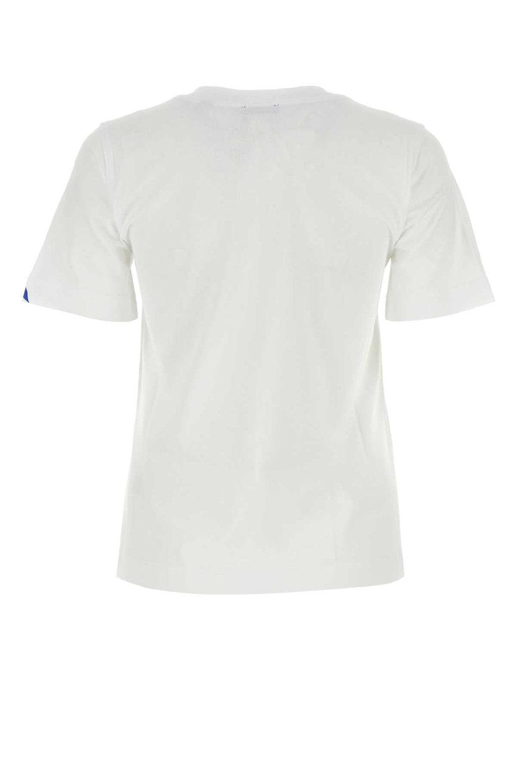 Burberry Women White Cotton T-Shirt