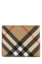 Burberry Men Printed E-Canvas Wallet