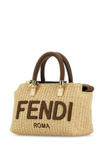 Fendi Woman Raffia Mini By The Way Handbag