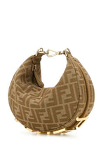 Fendi Woman Embroidered Jacquard Mini Fendigraphy Handbag