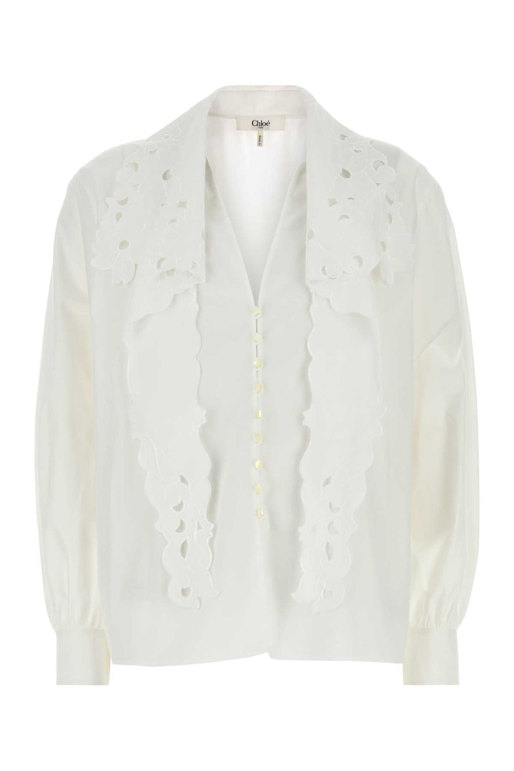 Chloe Women White Poplin Shirt