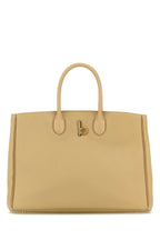 Burberry Women Beige Leather Medium Rocking Horse Handbag