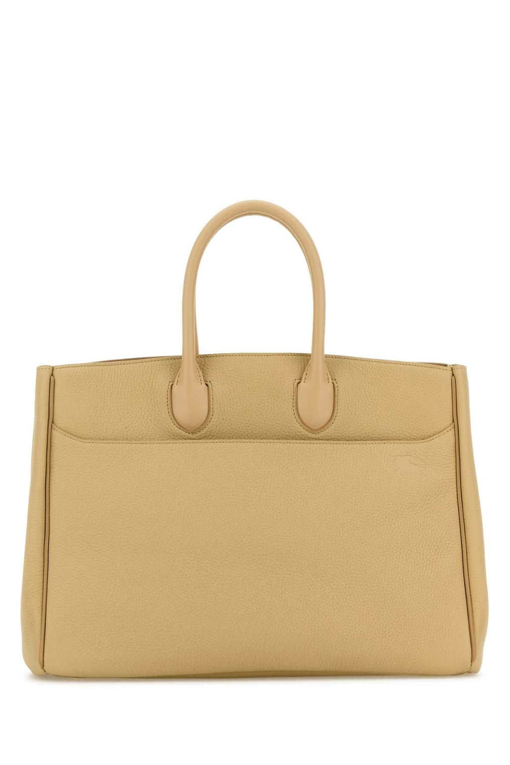 Burberry Women Beige Leather Medium Rocking Horse Handbag