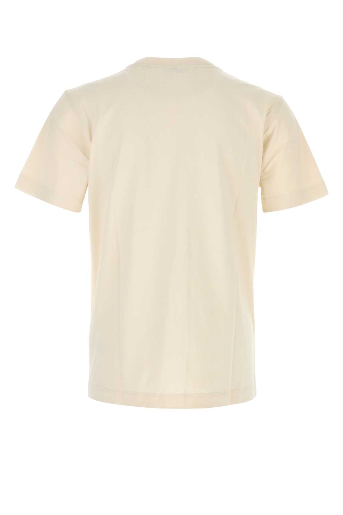 Burberry Men Sand Cotton T-Shirt