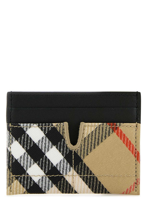 Burberry Women Printed E-Canvas Card Holder