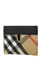Burberry Women Printed E-Canvas Card Holder