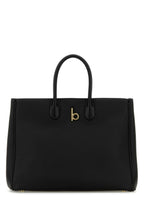 Burberry Women Black Leather Medium Rocking Horse Handbag