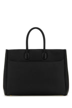 Burberry Women Black Leather Medium Rocking Horse Handbag