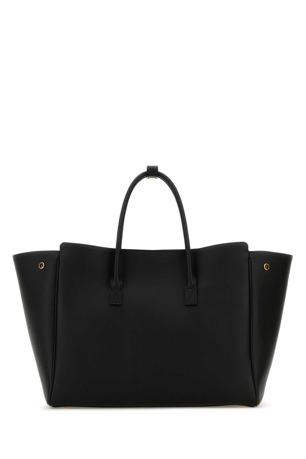 Balenciaga Women Black Leather Small Carry All Hempton Handbag