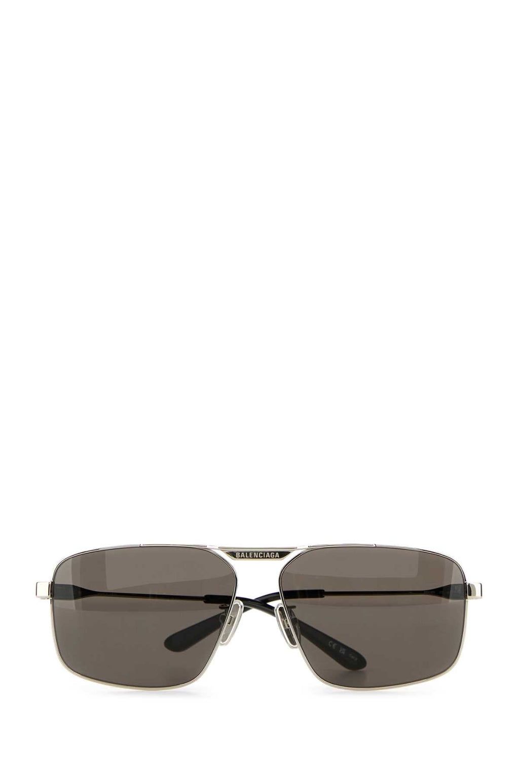 Balenciaga Women Silver Metal Sunglasses