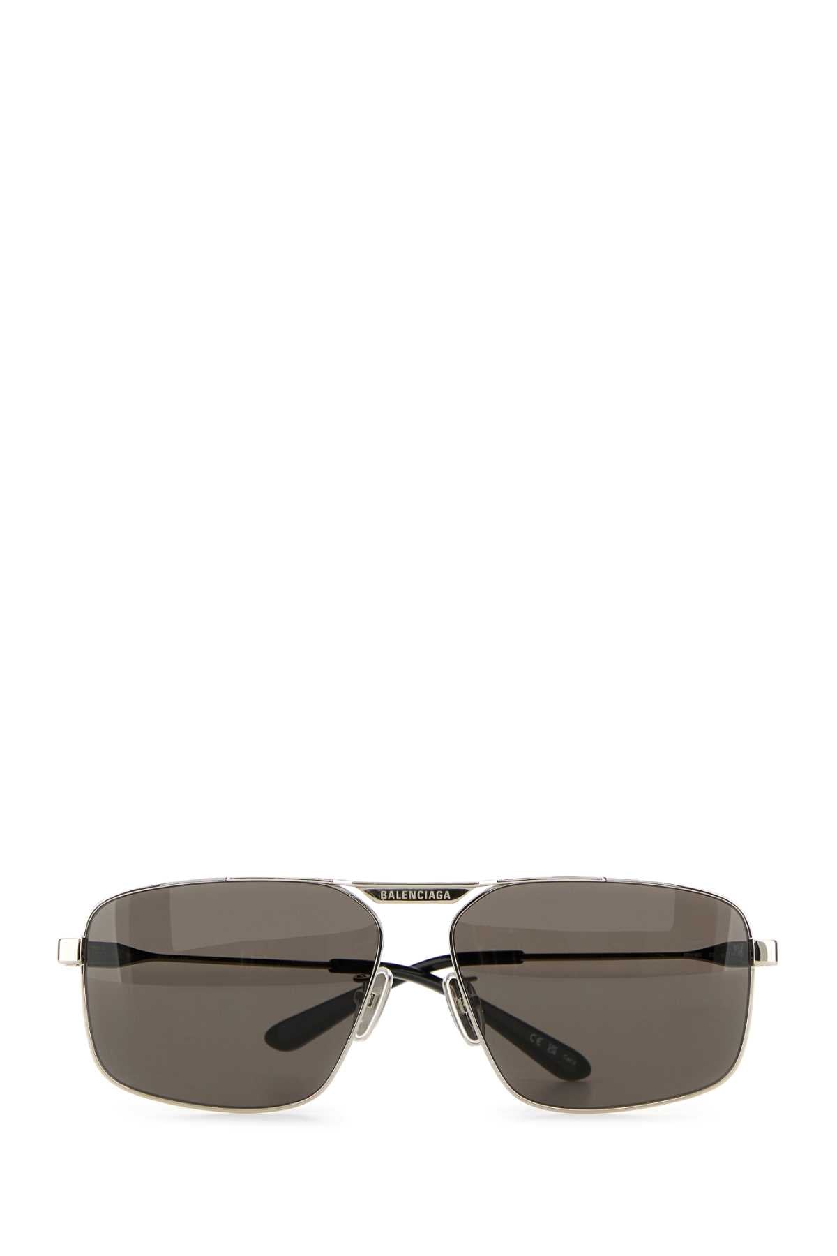 Balenciaga Women Silver Metal Sunglasses
