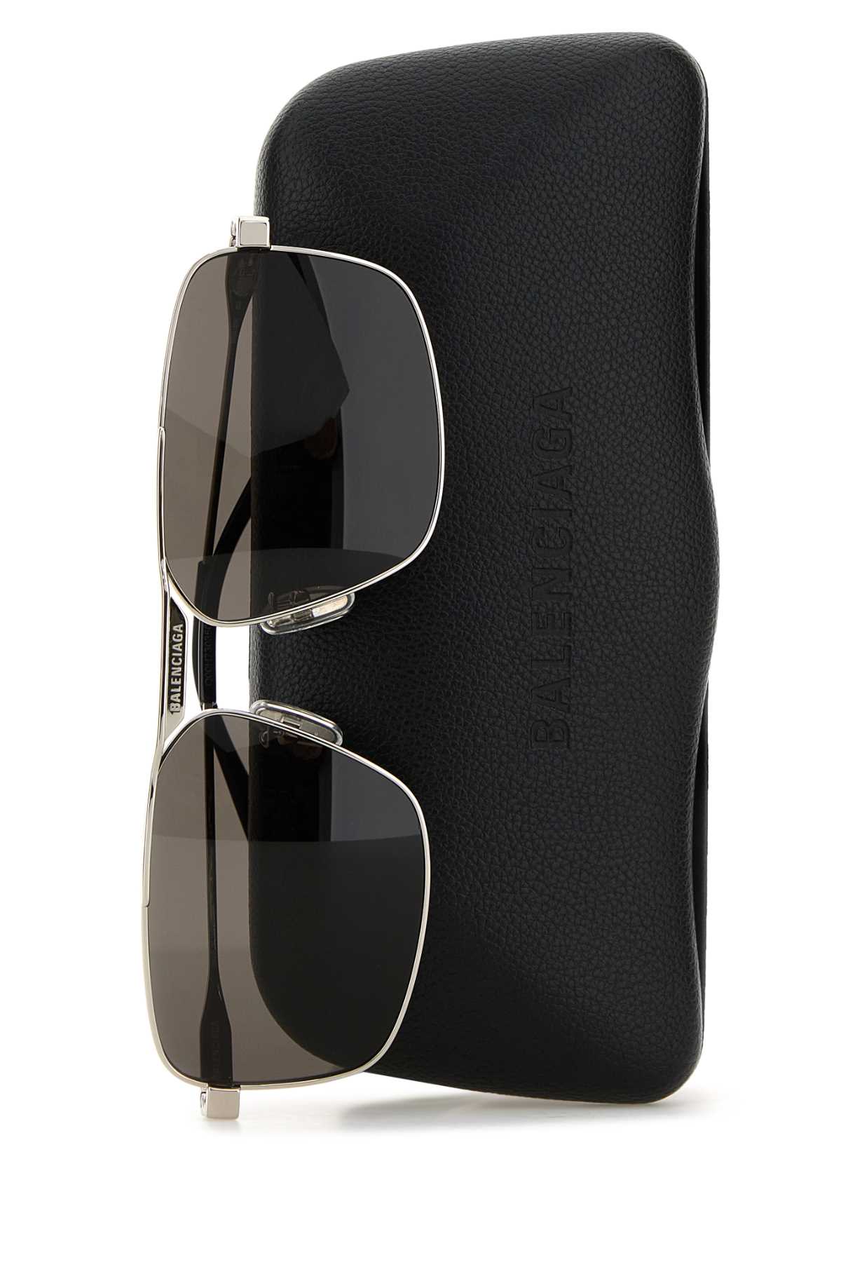Balenciaga Women Silver Metal Sunglasses