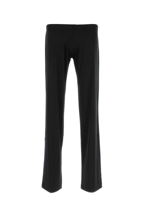Balenciaga Men Black Stretch Modal Joggers