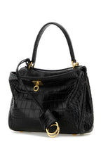 Balenciaga Women Black Leather Mini Rodeo Handbag