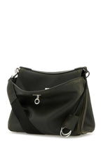 Balenciaga Men Dark Green Leather Small Rodeo Messenger Crossbody Bag
