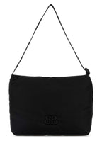 Balenciaga Men Black Fabric Monaco Shopping Bag