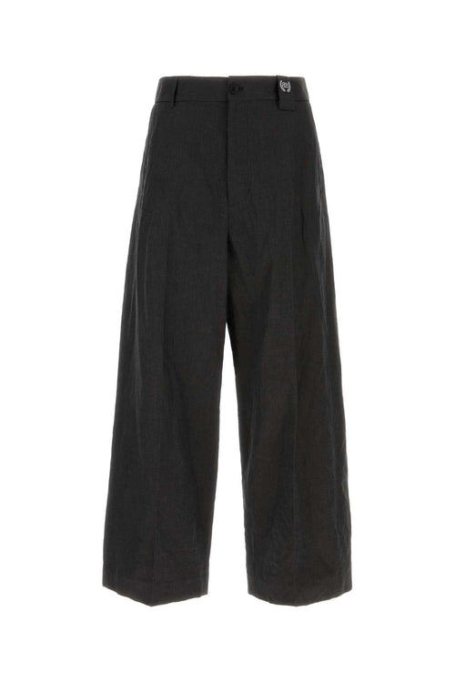Balenciaga Men Salte Linen Blend Pant