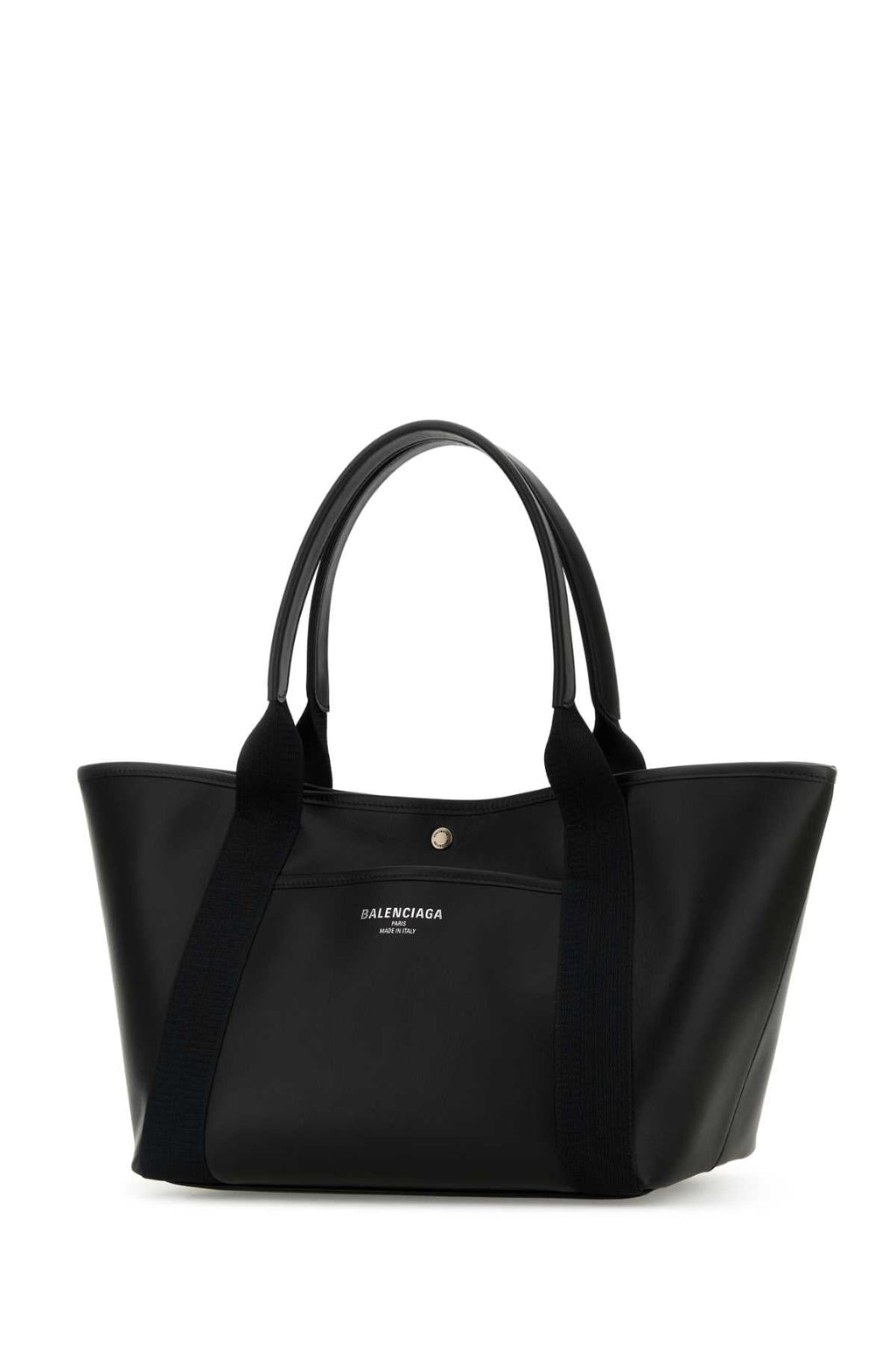 Balenciaga Women Black Leather Medium Biarritz Shopping Bag