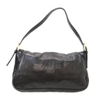 FENDI mamma bucket handbag leather black