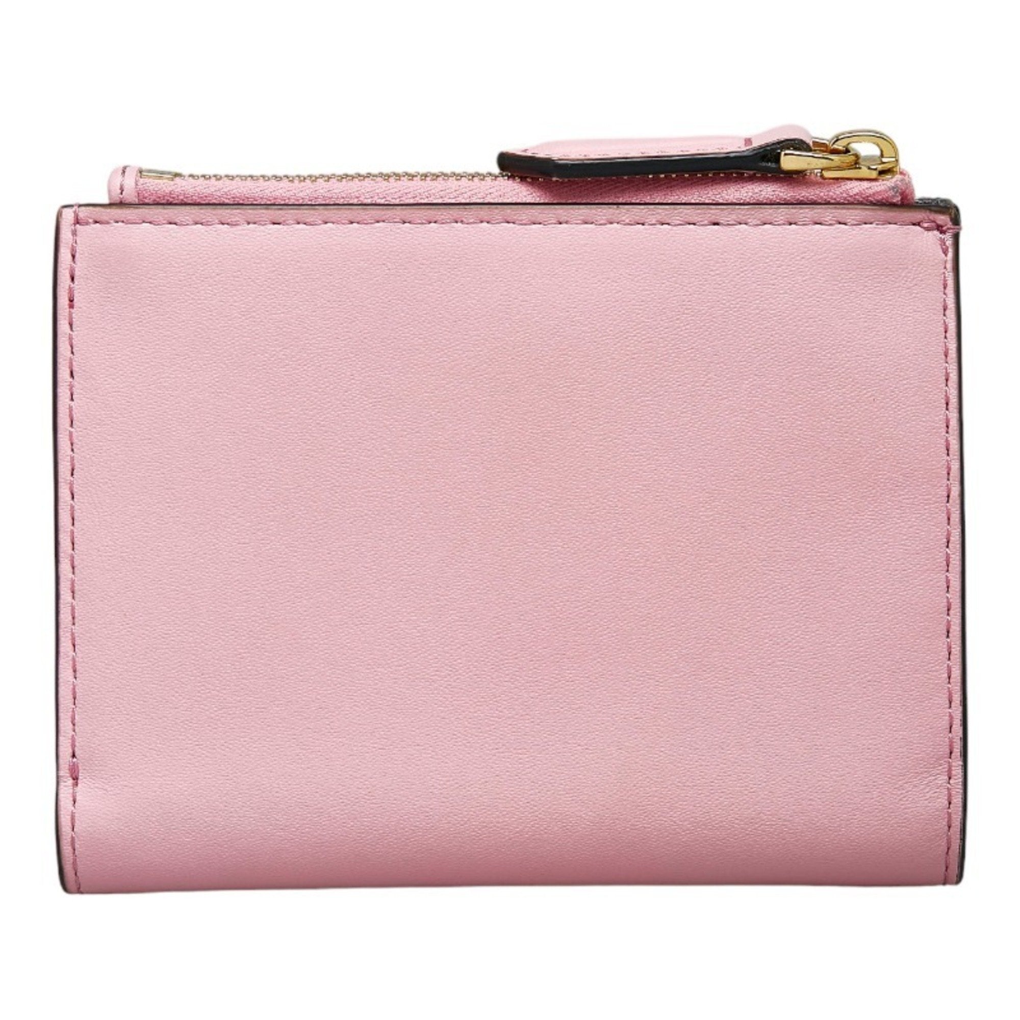 FENDI bifold wallet 8M0447 pink leather ladies