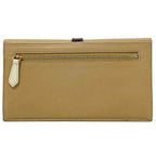 FENDI Bifold Long Wallet White Beige Wine Red Chameleon 8M0283 Patent Leather  Flap Clutch Bag Belt Women's
