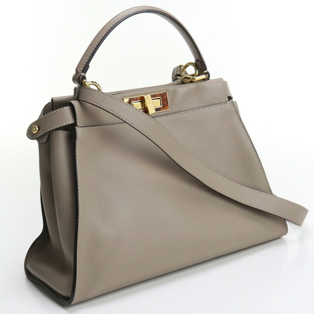 FENDI Peekaboo Medium 8BN290 3ZL Handbag Leather Ladies