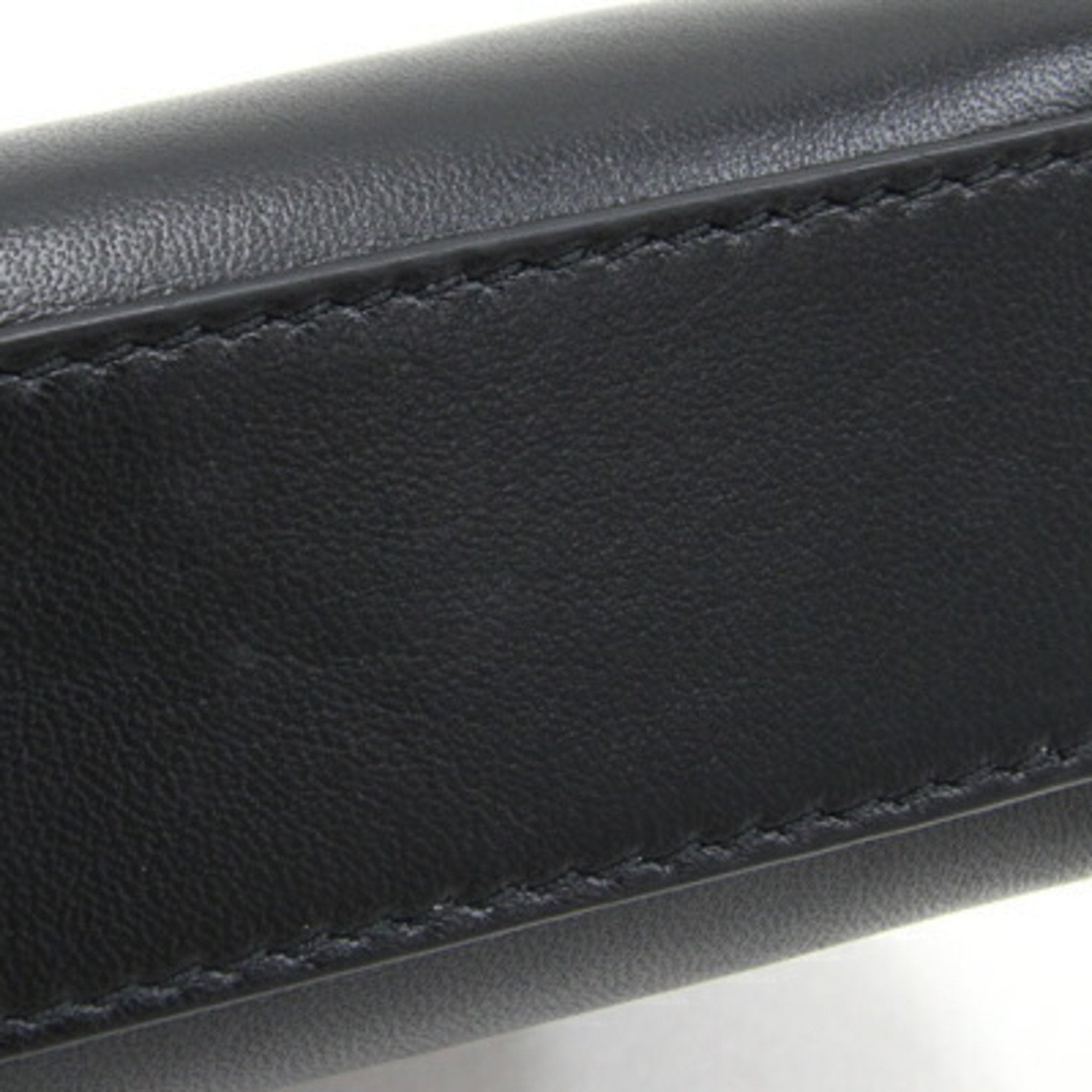 FENDI Micro Peekaboo 8M0355 Black Multicolor Leather Shoulder Flower Ladies