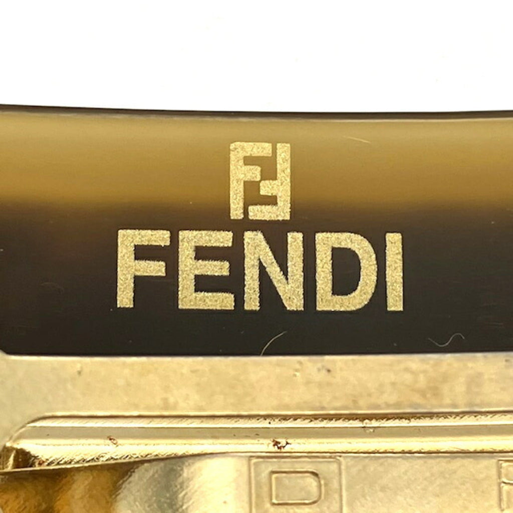 FENDI Valletta Hairpin Plastic Brown Hair Accessories