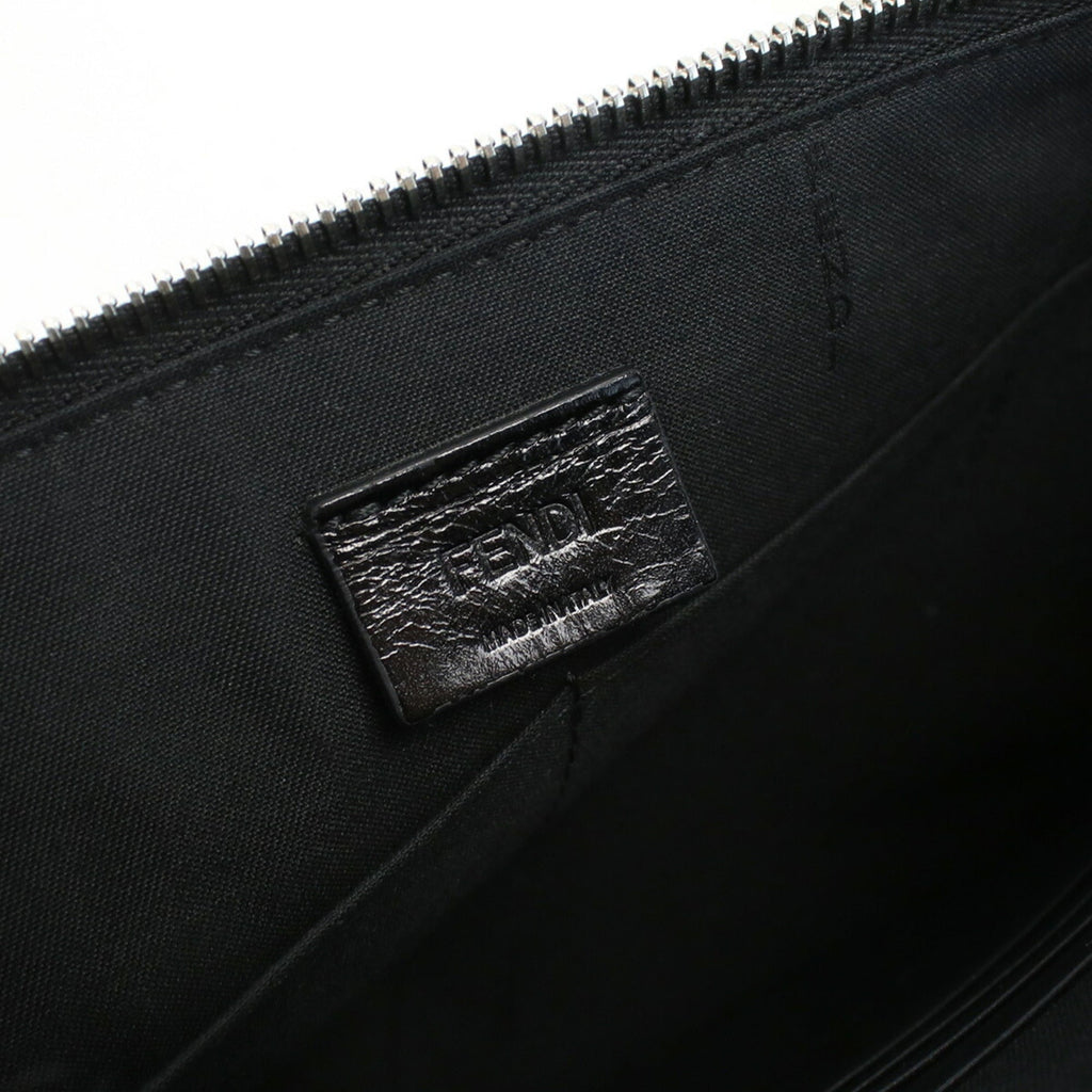 FENDI Shadow Flat Clutch 7N0132 AJF4 F19KP Bag Leather Men's