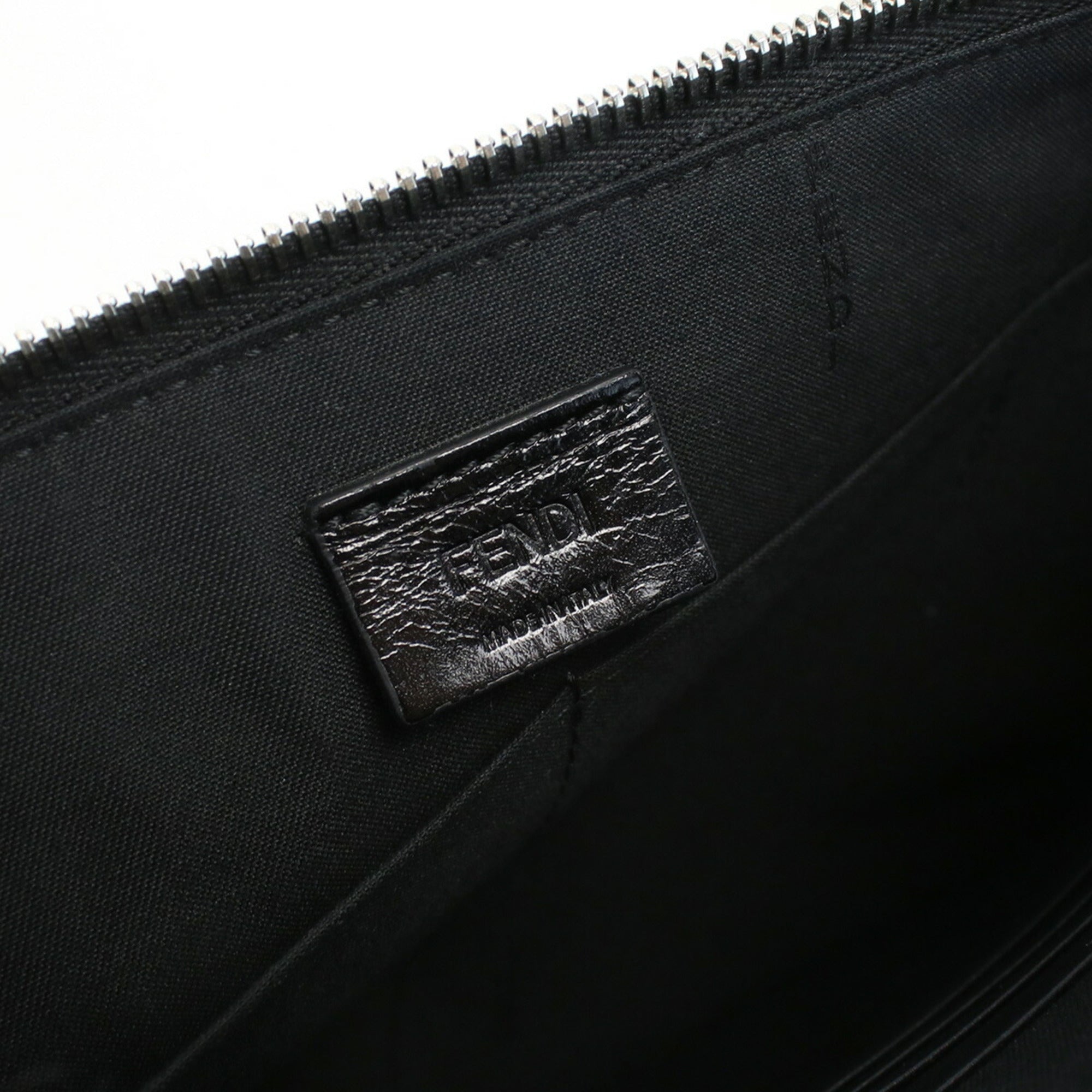 FENDI Shadow Flat Clutch 7N0132 AJF4 F19KP Bag Leather Men's