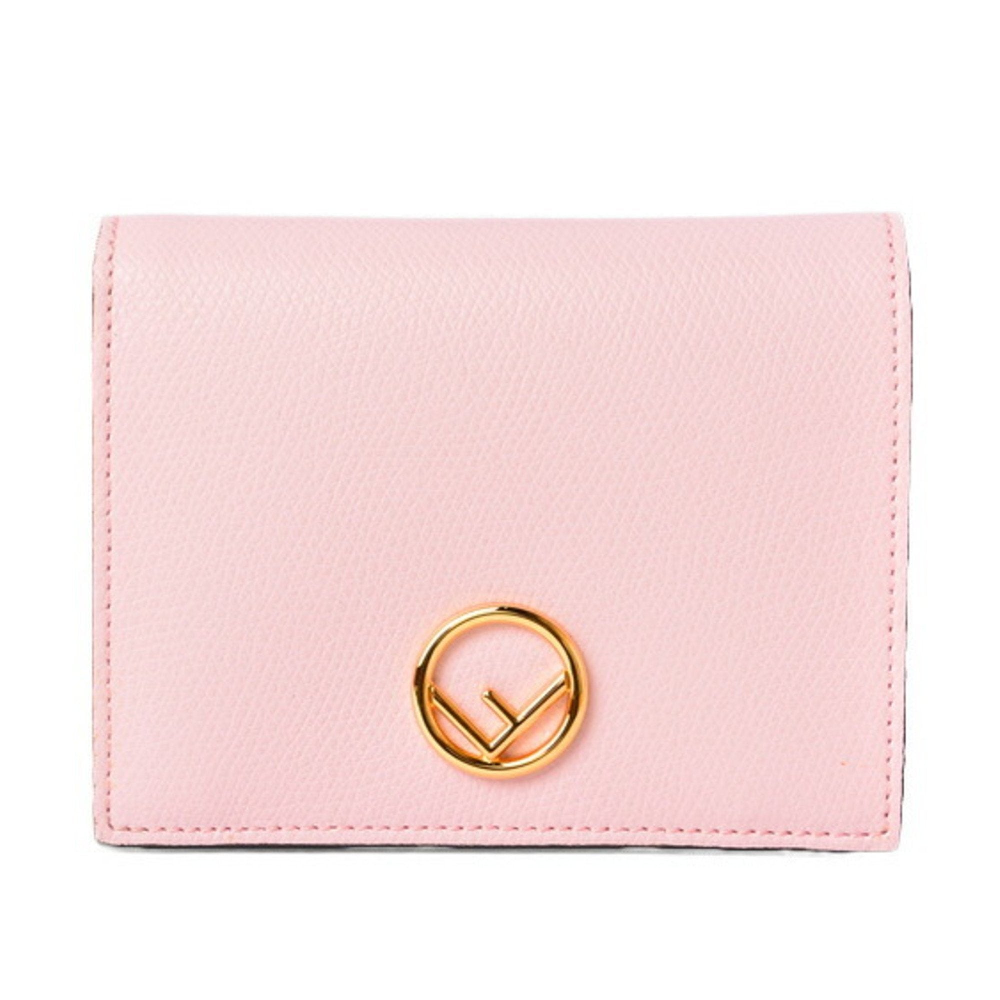 Fendi Bifold Wallet 8M0387 A18B F0NVJ Soft Leather Peonia