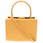 FENDI leather beige handbag vanity bag