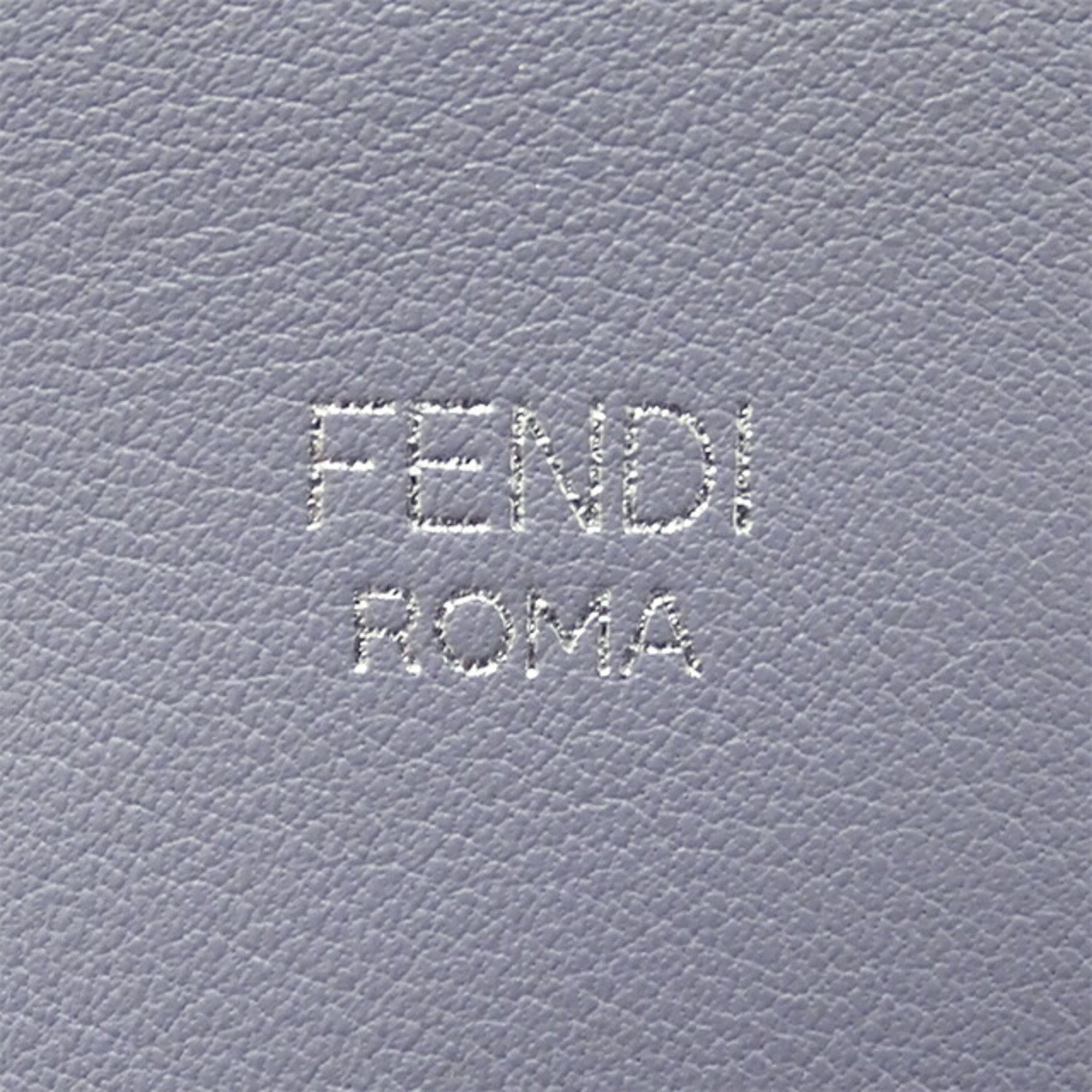 FENDI bag ladies visor way rucksack leather lavender 8BZ038
