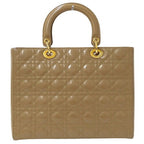 CHRISTIAN DIOR Lady Dior Women's Ethylen Vinyl Acetate [EVA] Handbag,Shoulder Bag Beige