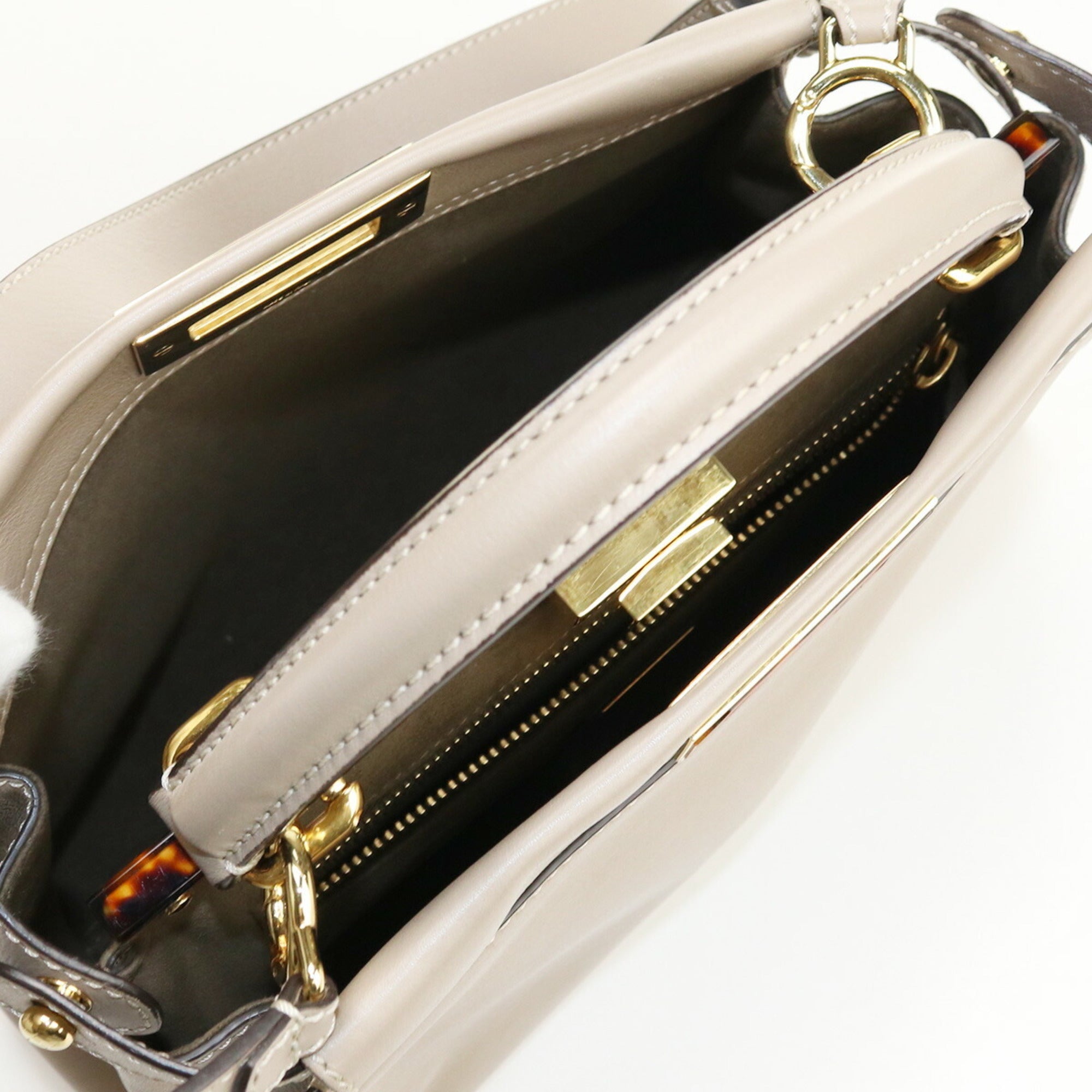 FENDI Peekaboo Medium 8BN290 3ZL Handbag Leather Ladies