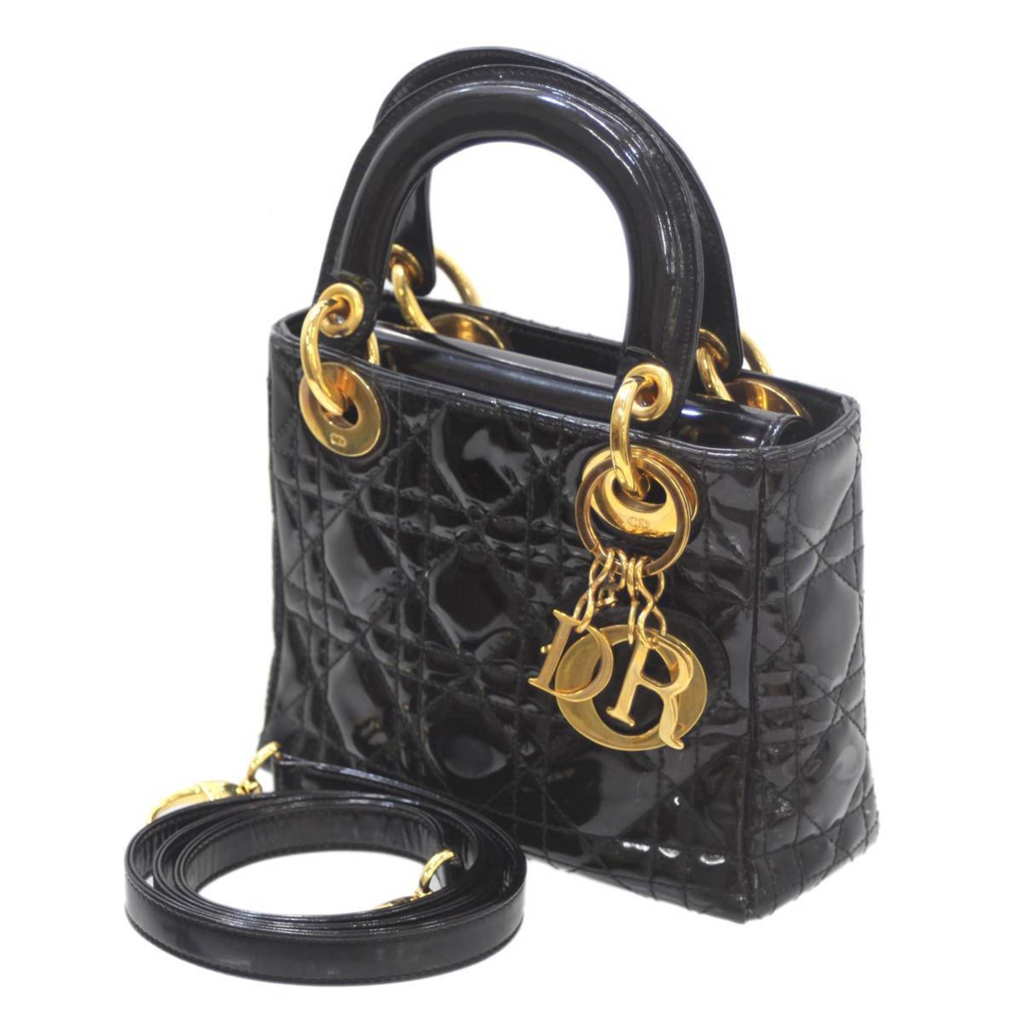 CHRISTIAN DIOR Dior Lady 2way bag handbag shoulder