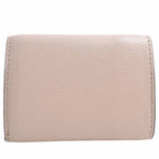FENDI F's  Leather Micro Trifold Wallet 8M0395 Pink Ladies