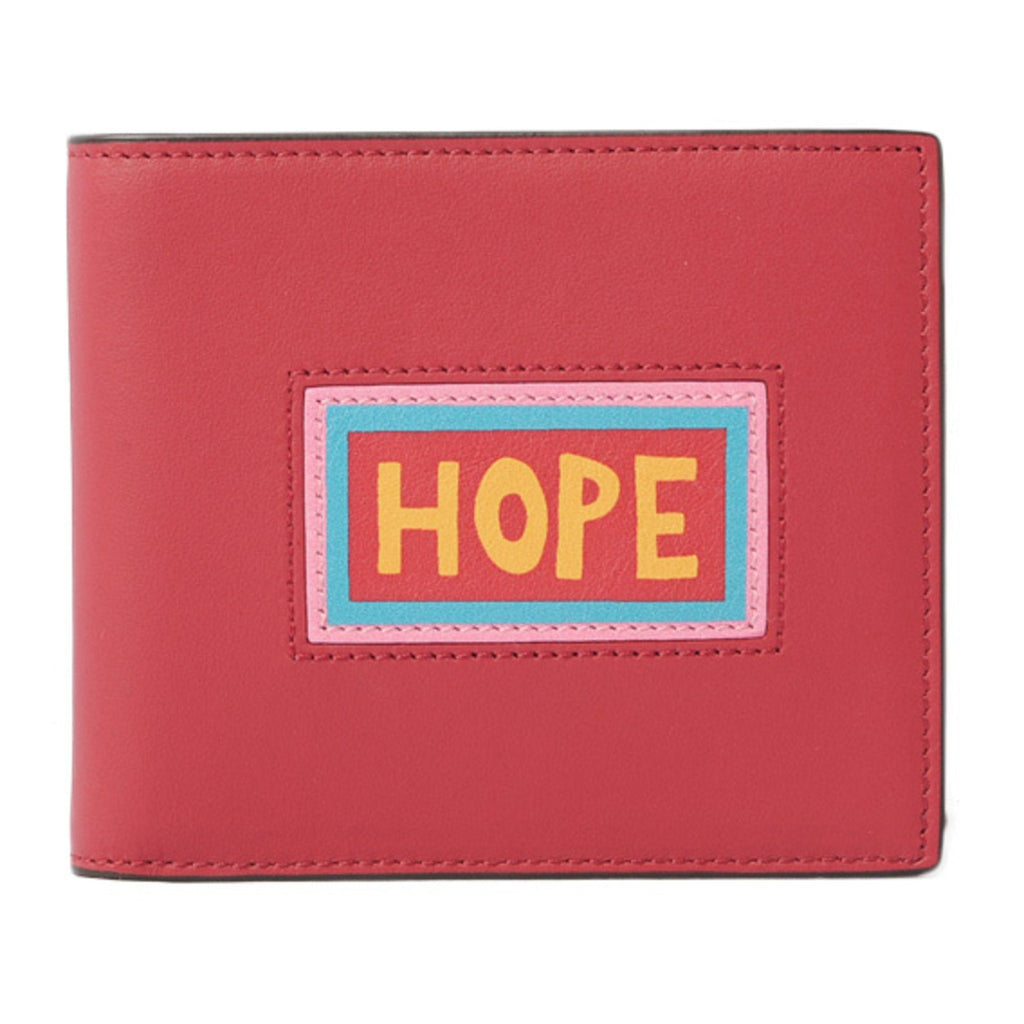Fendi wallet FENDI folded 7M0169 VOCABULARY strawberry black