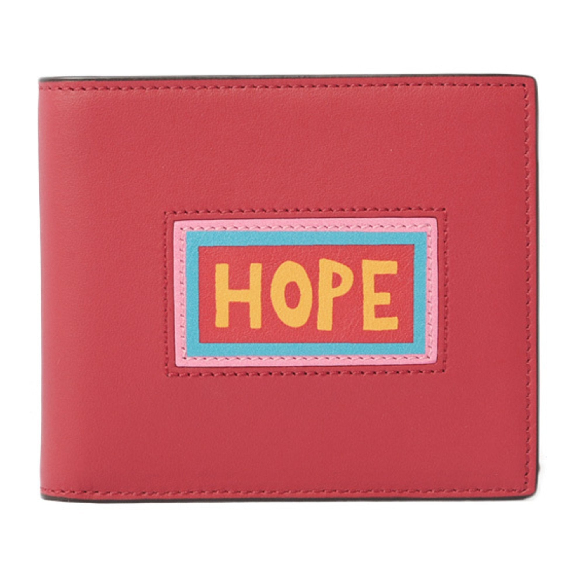 Fendi wallet FENDI folded 7M0169 VOCABULARY strawberry black